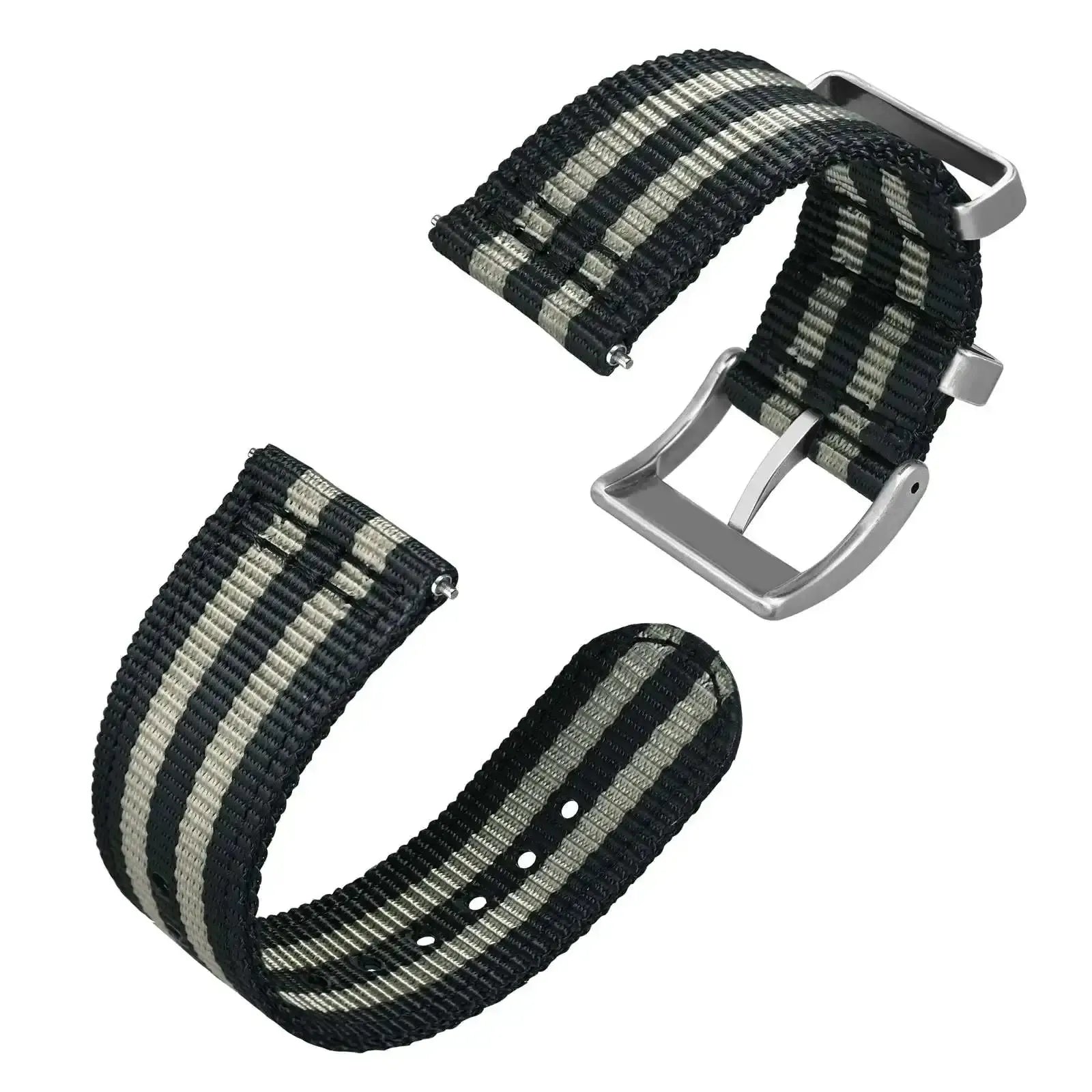 Two-Piece Nylon Quick Release Replacement Watch Strap-VivaStraps-Viva Timepiece