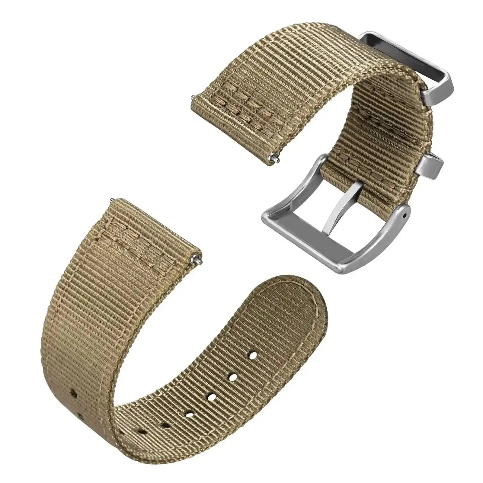 Two-Piece Nylon Quick Release Replacement Watch Strap-VivaStraps-Viva Timepiece