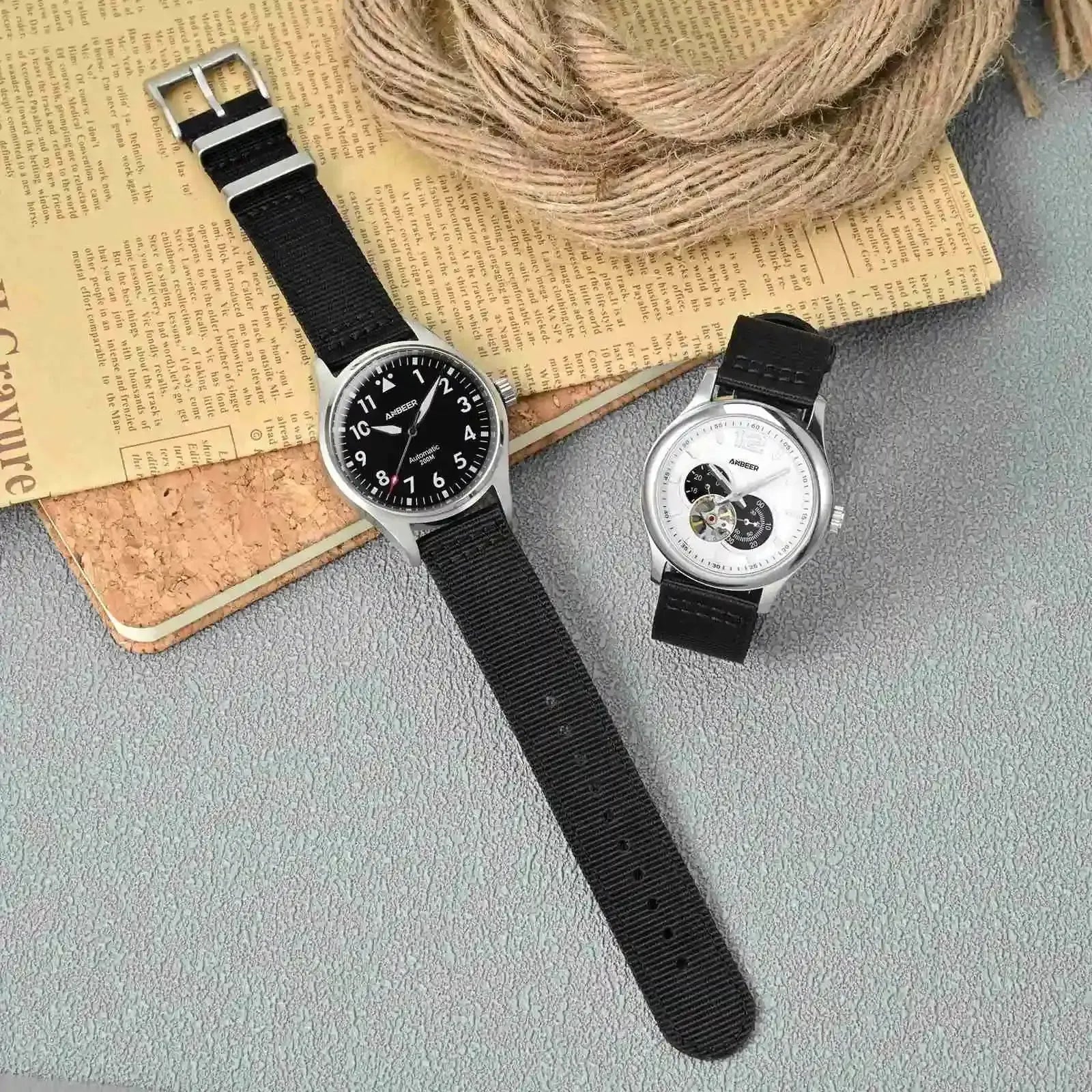 Two-Piece Nylon Quick Release Replacement Watch Strap-VivaStraps-Viva Timepiece