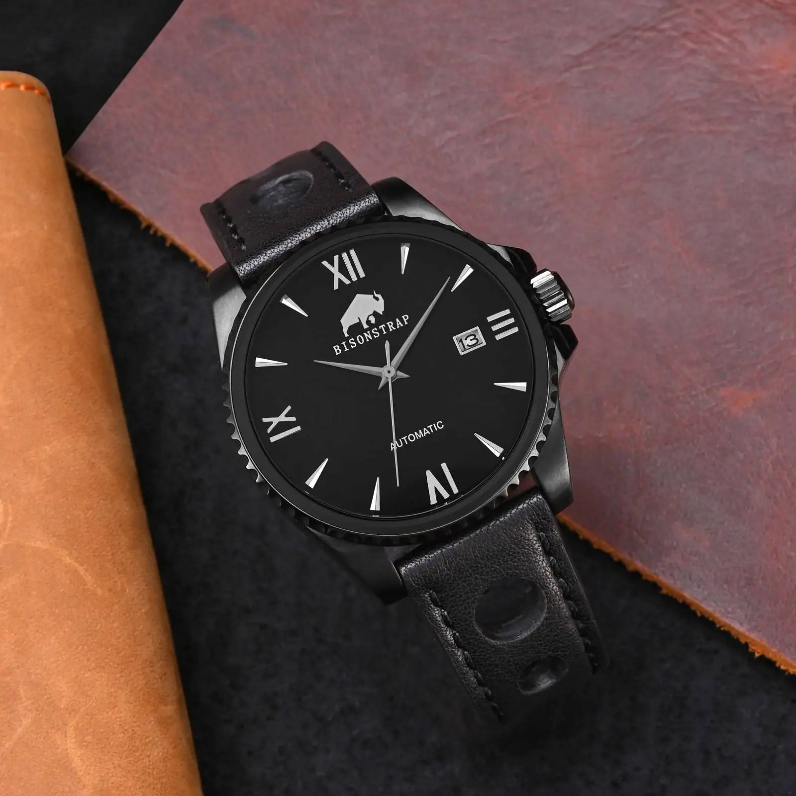 Rally Leather Watch Strap – Vintage Racing Style-Straptique-Viva Timepiece