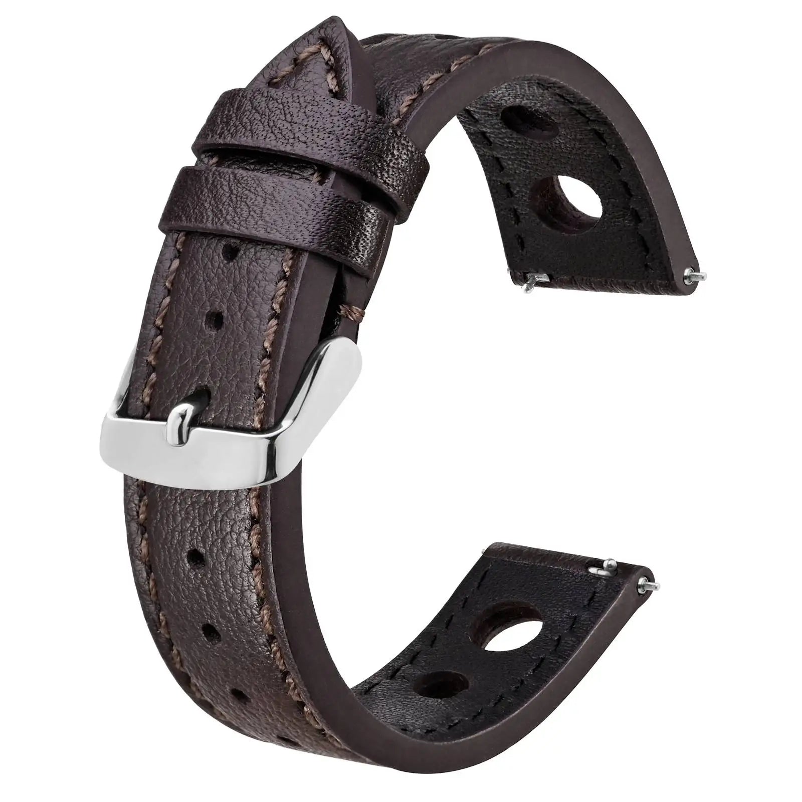Rally Leather Watch Strap – Vintage Racing Style-Straptique-Viva Timepiece