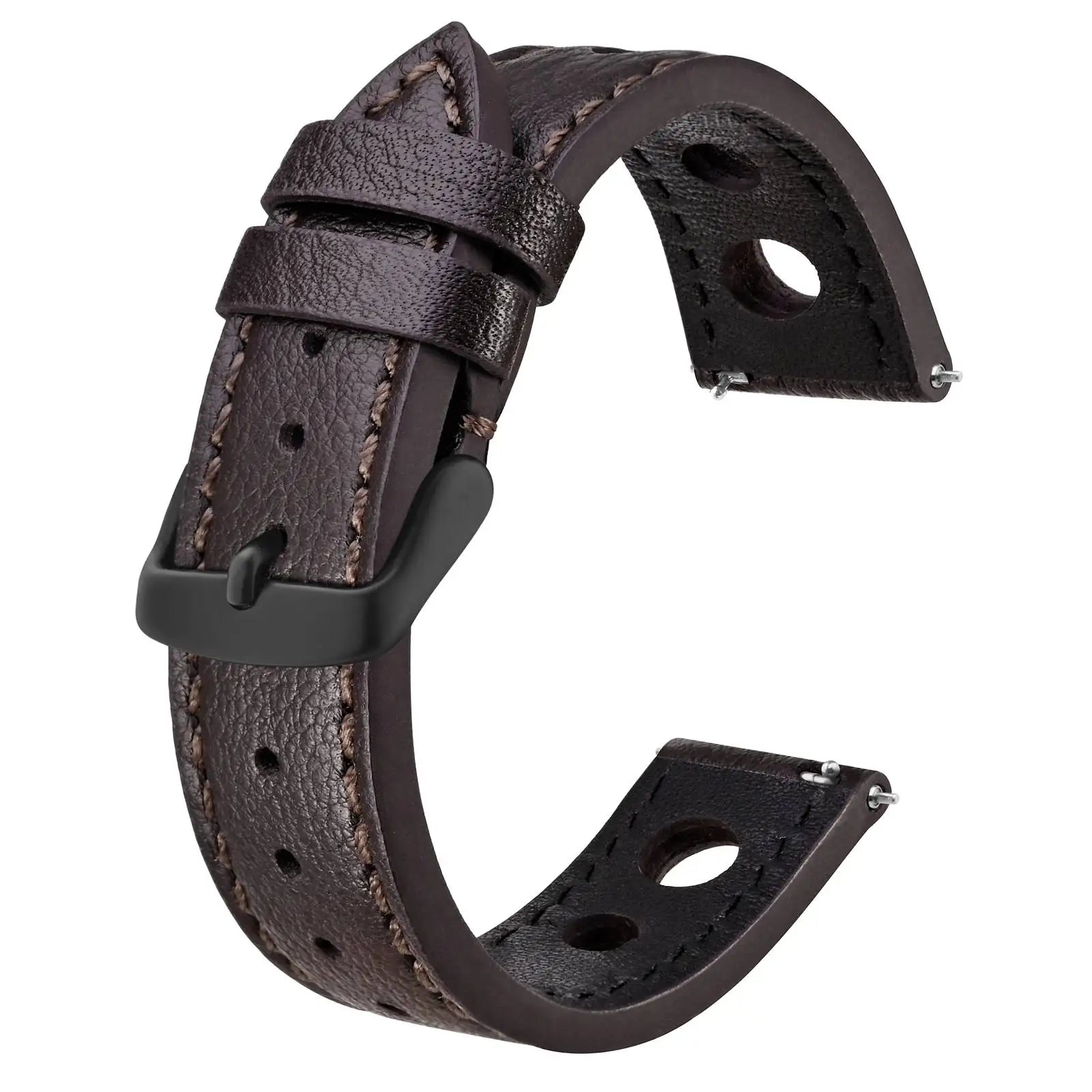 Rally Leather Watch Strap – Vintage Racing Style-Straptique-Viva Timepiece