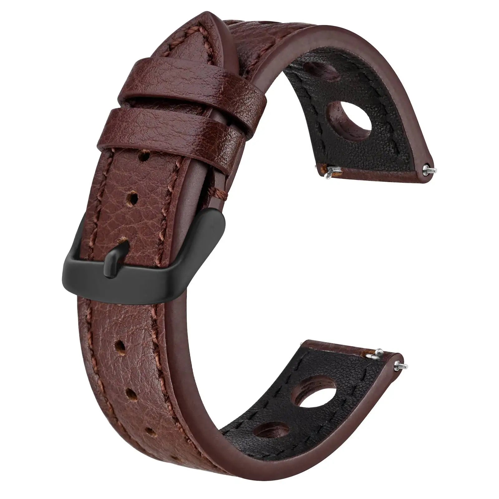Rally Leather Watch Strap – Vintage Racing Style-Straptique-Viva Timepiece