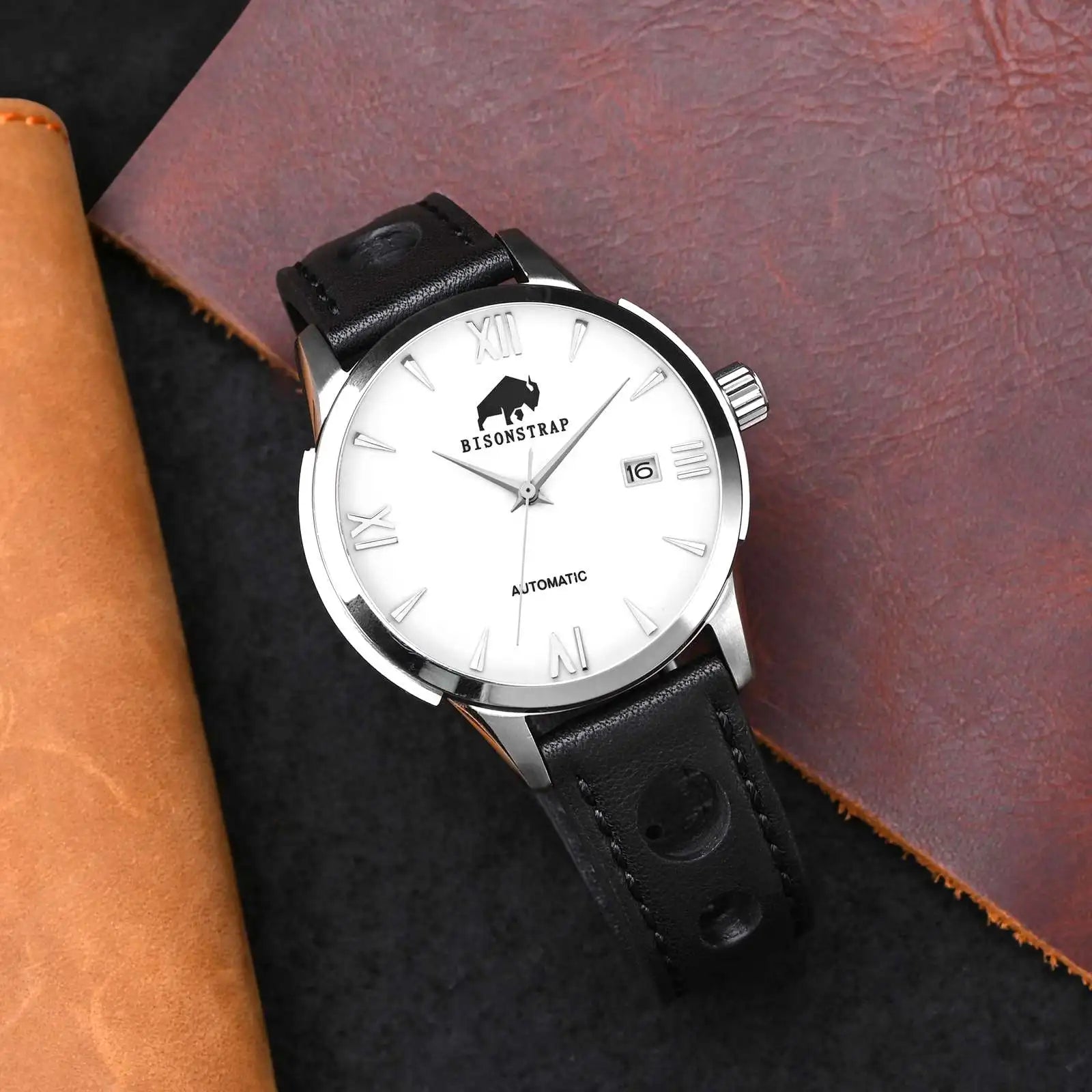 Rally Leather Watch Strap – Vintage Racing Style-Straptique-Viva Timepiece