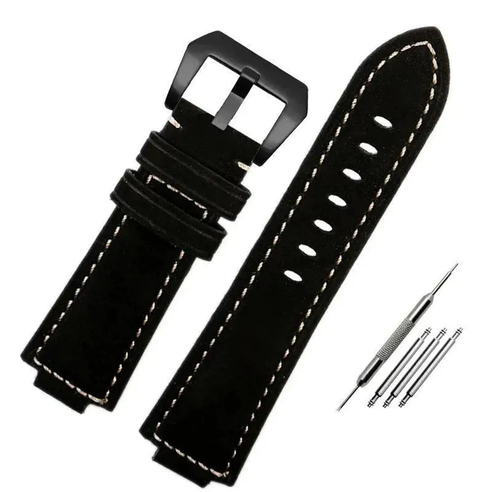 Retrofit Frosted Leather Watch Strap – Compatible with 110/2100/5600 Series-VivaStraps-Viva Timepiece
