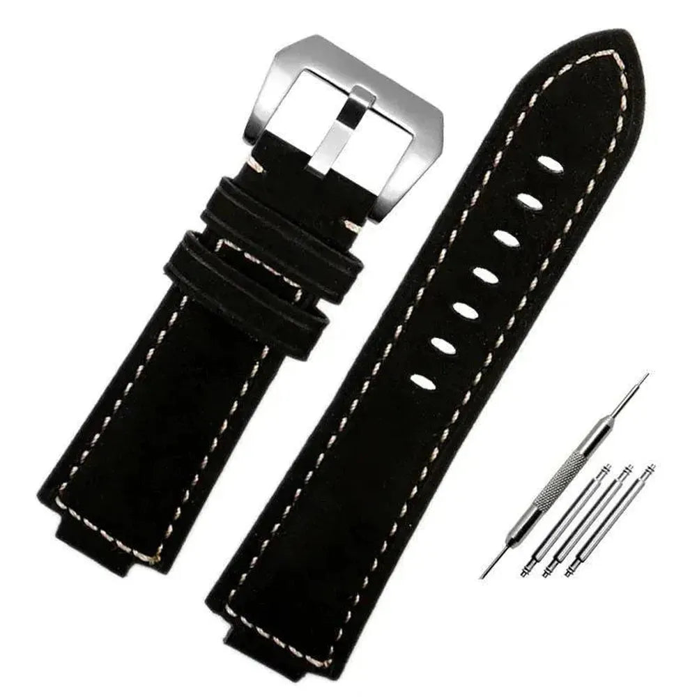 Retrofit Frosted Leather Watch Strap – Compatible with 110/2100/5600 Series-VivaStraps-Viva Timepiece