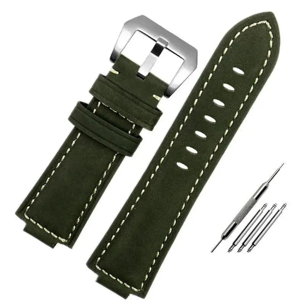 Retrofit Frosted Leather Watch Strap – Compatible with 110/2100/5600 Series-VivaStraps-Viva Timepiece