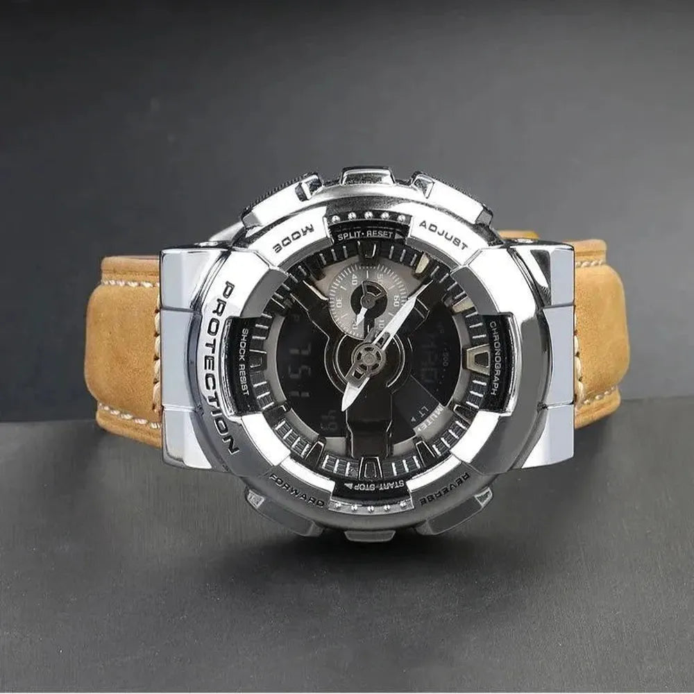 Retrofit Frosted Leather Watch Strap – Compatible with 110/2100/5600 Series-VivaStraps-Viva Timepiece