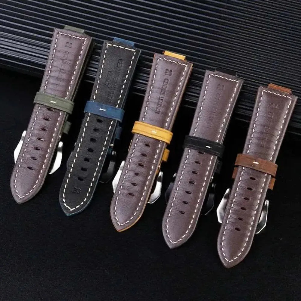 Retrofit Frosted Leather Watch Strap – Compatible with 110/2100/5600 Series-VivaStraps-Viva Timepiece