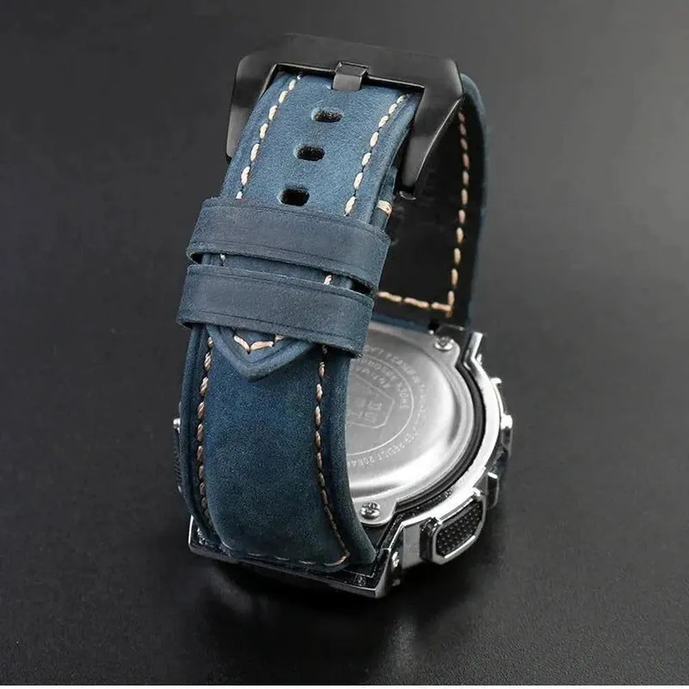 Retrofit Frosted Leather Watch Strap – Compatible with 110/2100/5600 Series-VivaStraps-Viva Timepiece