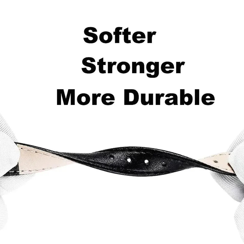 Slim Genuine Leather Watch Strap – Multiple Sizes (10mm–18mm)-VivaStraps-Viva Timepiece