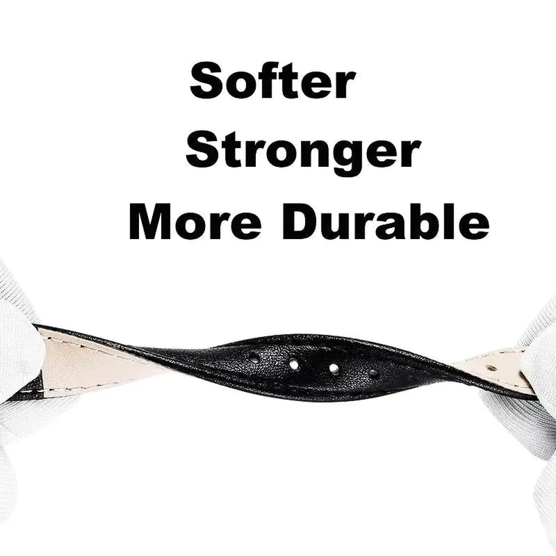 Slim Genuine Leather Watch Strap – Multiple Sizes (10mm–18mm)-VivaStraps-Viva Timepiece