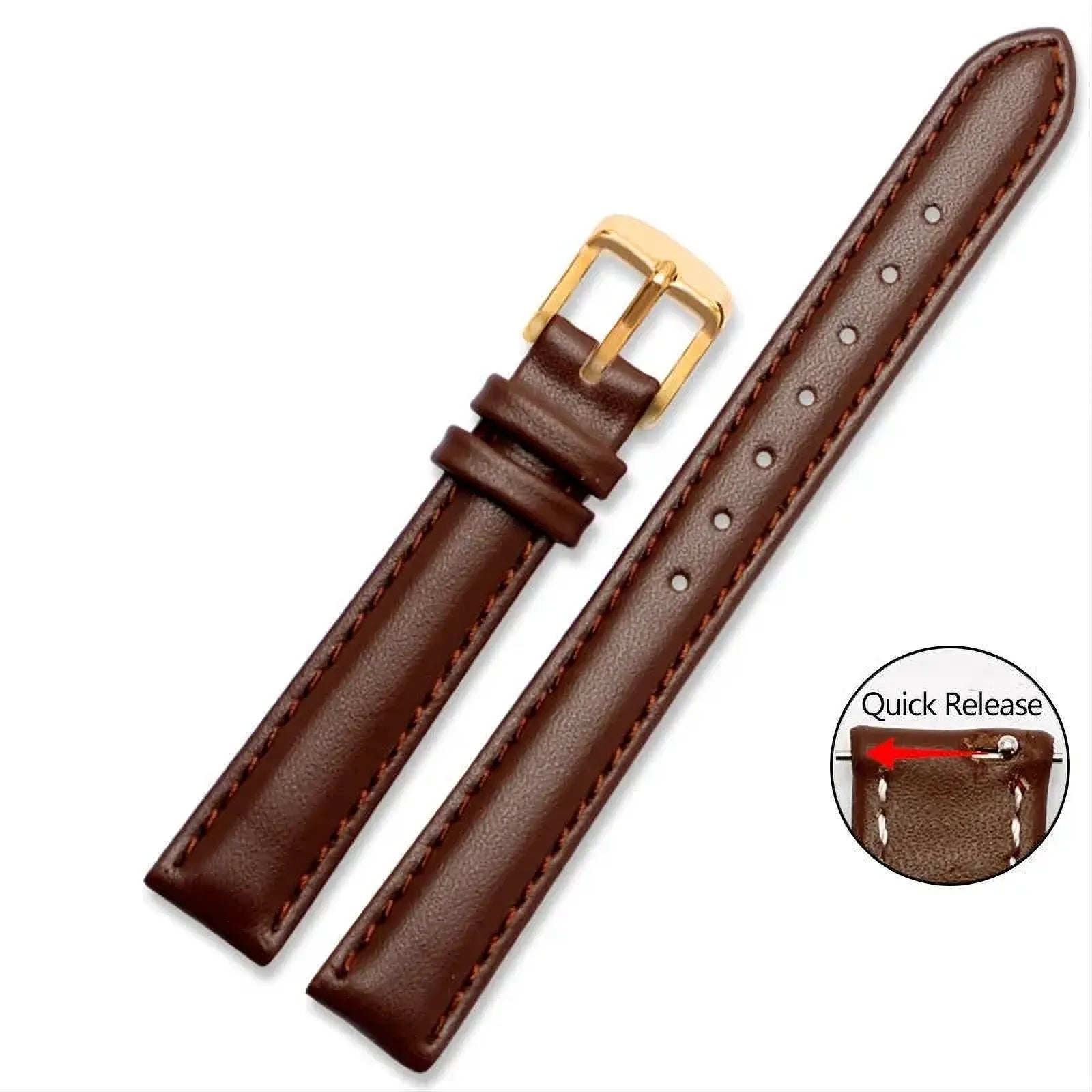 Soft Cowhide Leather Watch Strap – Quick Release-VivaStraps-Viva Timepiece