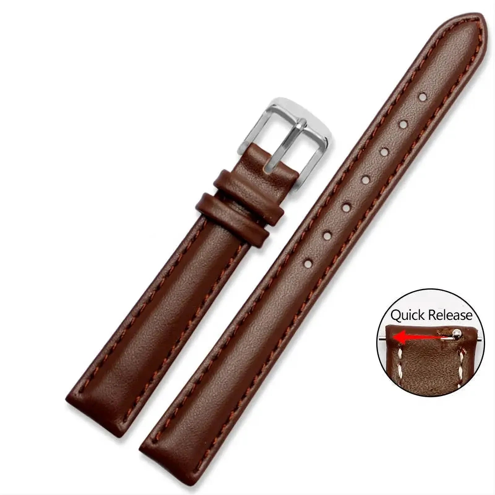 Soft Cowhide Leather Watch Strap – Quick Release-VivaStraps-Viva Timepiece