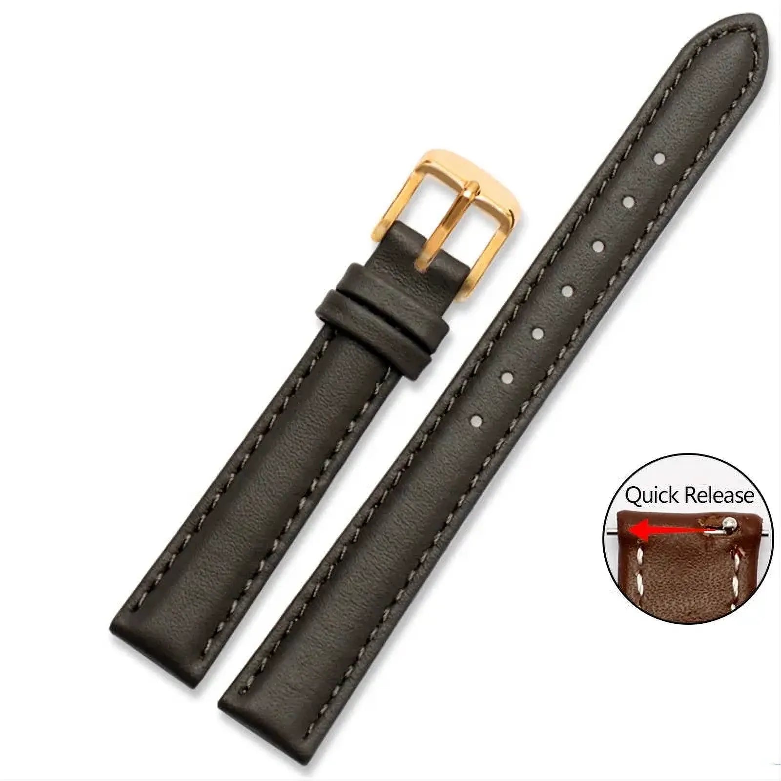 Soft Cowhide Leather Watch Strap – Quick Release-VivaStraps-Viva Timepiece