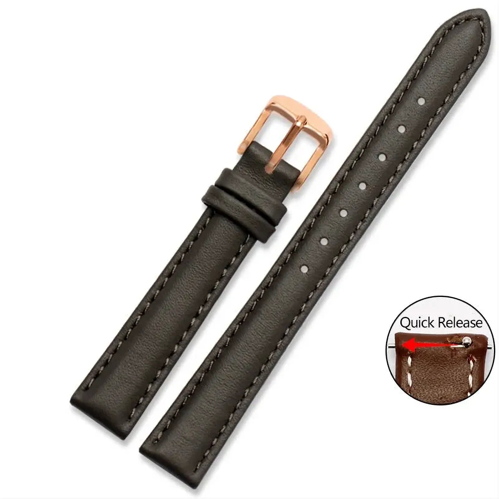 Soft Cowhide Leather Watch Strap – Quick Release-VivaStraps-Viva Timepiece