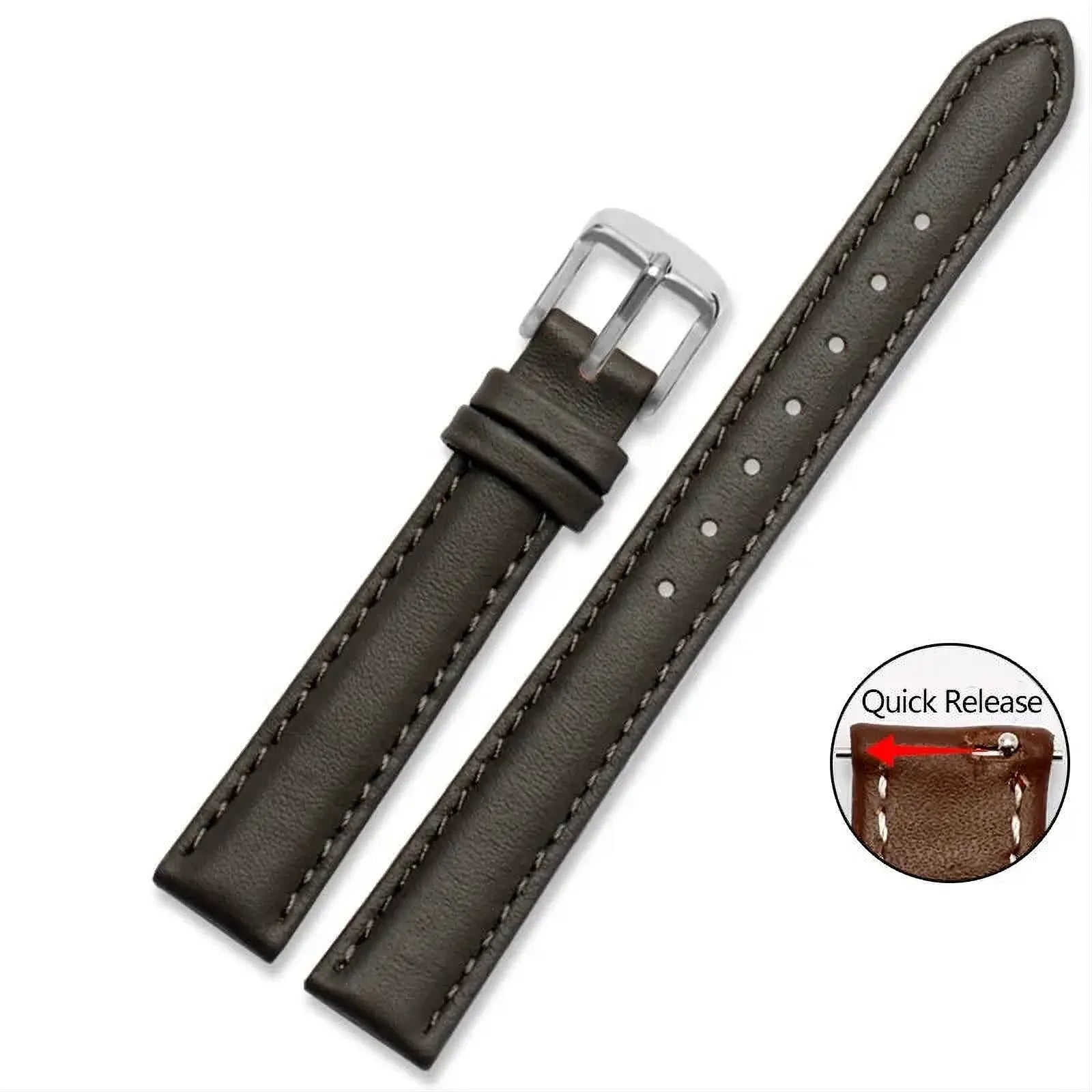 Soft Cowhide Leather Watch Strap – Quick Release-VivaStraps-Viva Timepiece