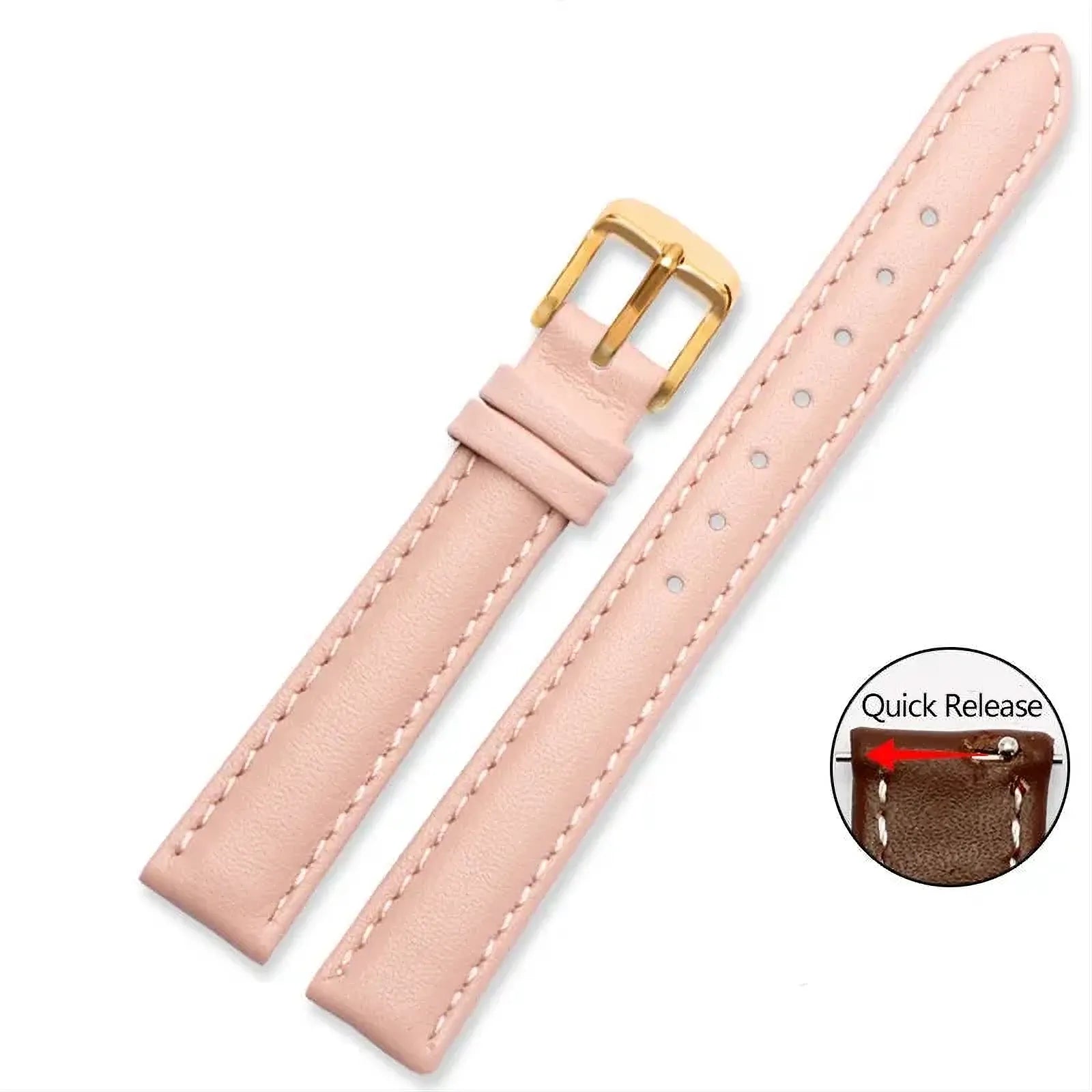 Soft Cowhide Leather Watch Strap – Quick Release-VivaStraps-Viva Timepiece