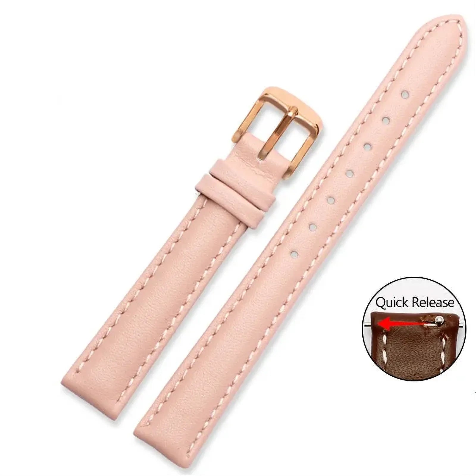 Soft Cowhide Leather Watch Strap – Quick Release-VivaStraps-Viva Timepiece