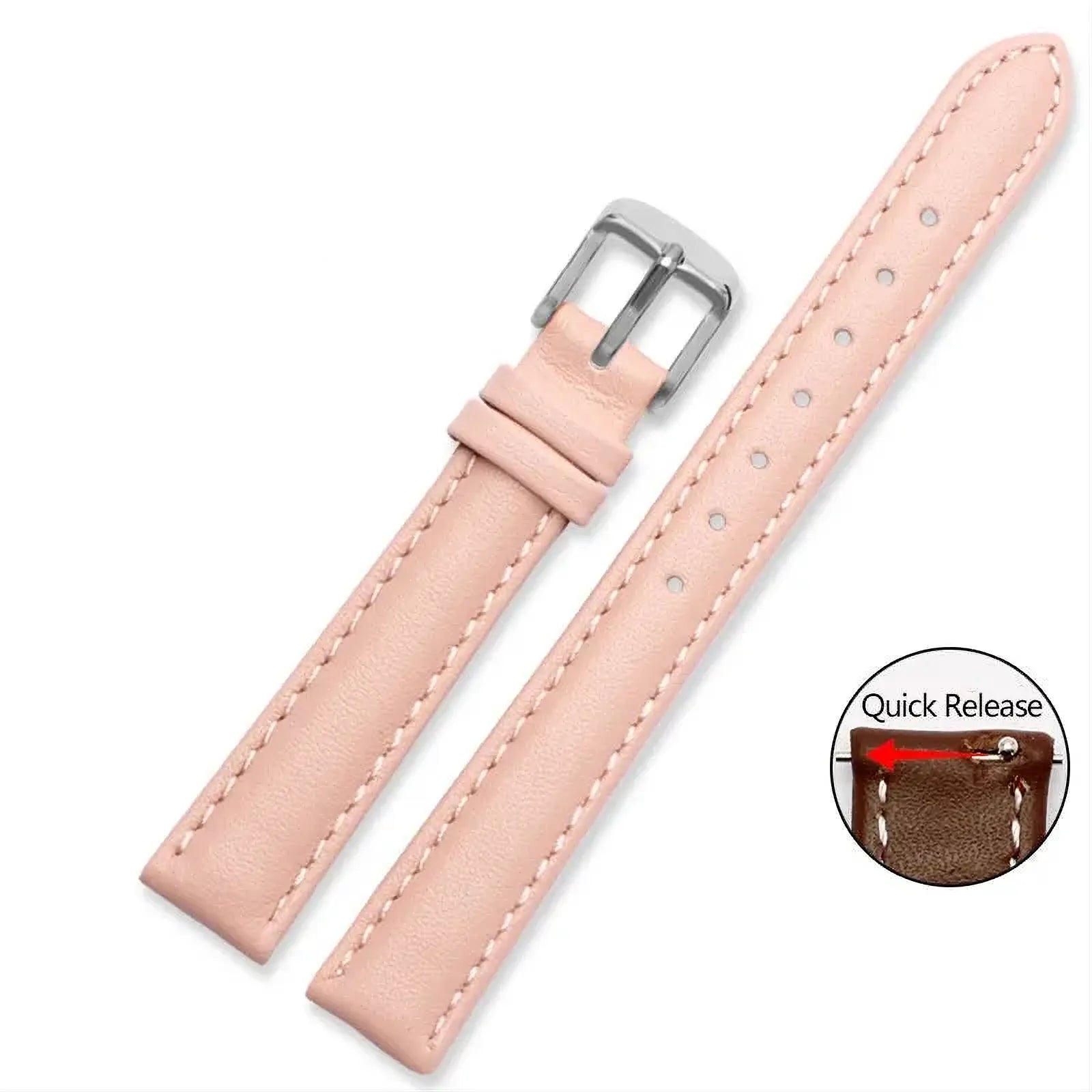 Soft Cowhide Leather Watch Strap – Quick Release-VivaStraps-Viva Timepiece