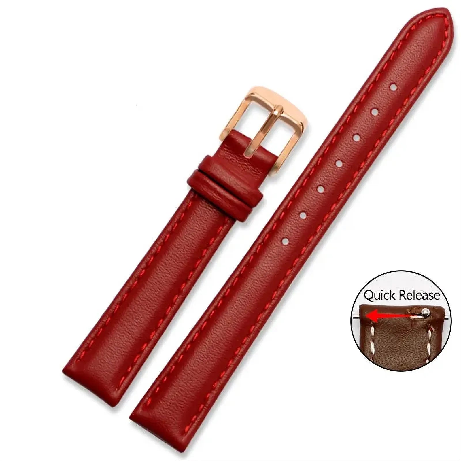 Soft Cowhide Leather Watch Strap – Quick Release-VivaStraps-Viva Timepiece