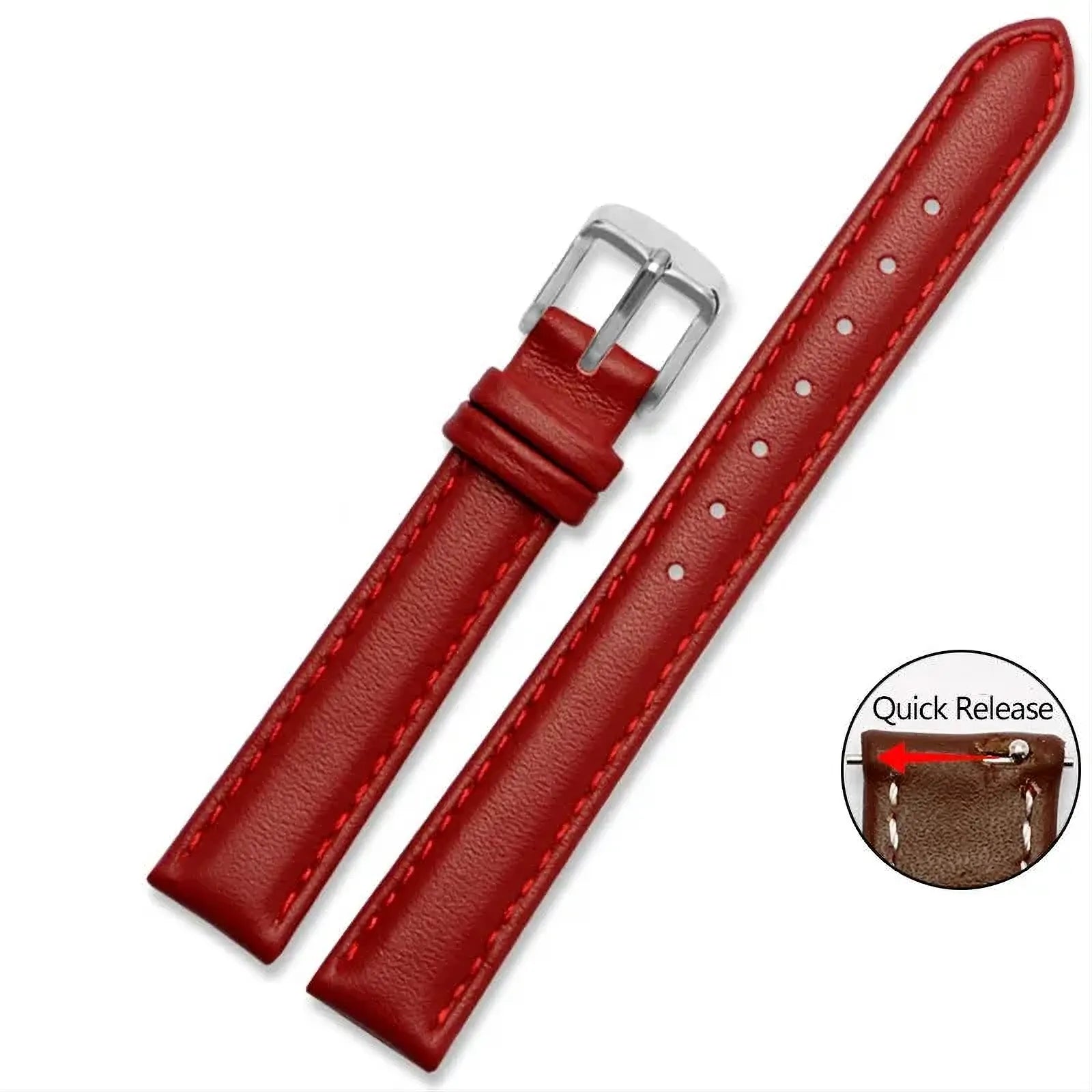Soft Cowhide Leather Watch Strap – Quick Release-VivaStraps-Viva Timepiece