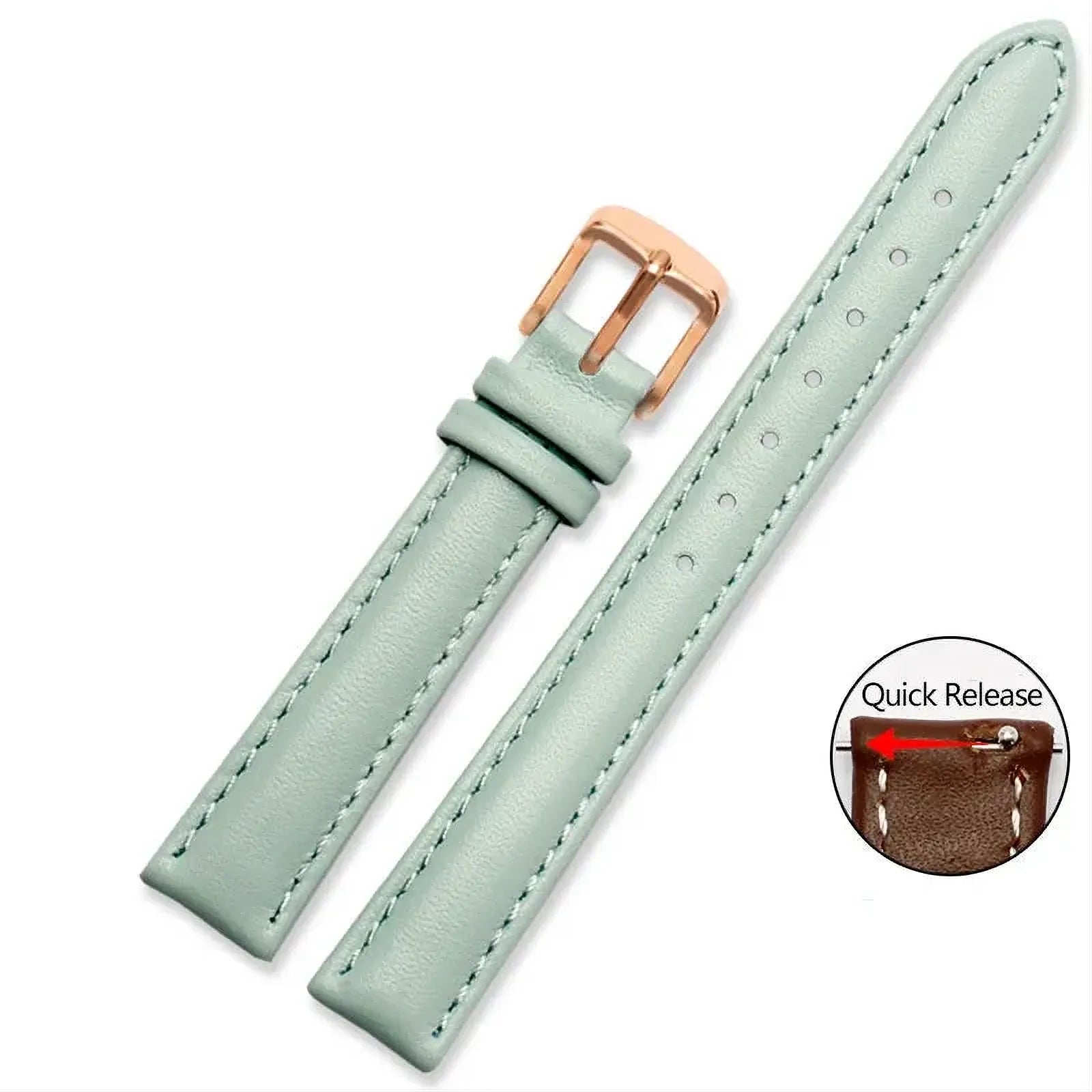 Soft Cowhide Leather Watch Strap – Quick Release-VivaStraps-Viva Timepiece