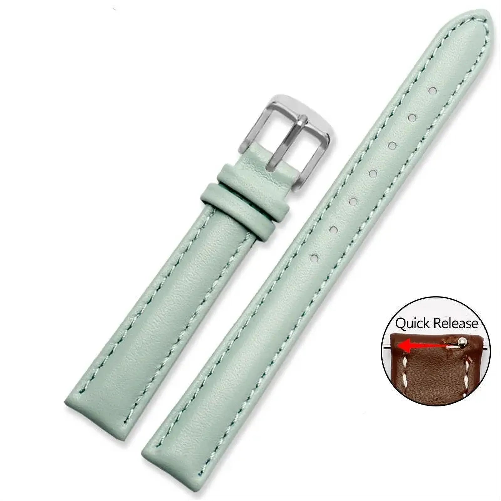 Soft Cowhide Leather Watch Strap – Quick Release-VivaStraps-Viva Timepiece