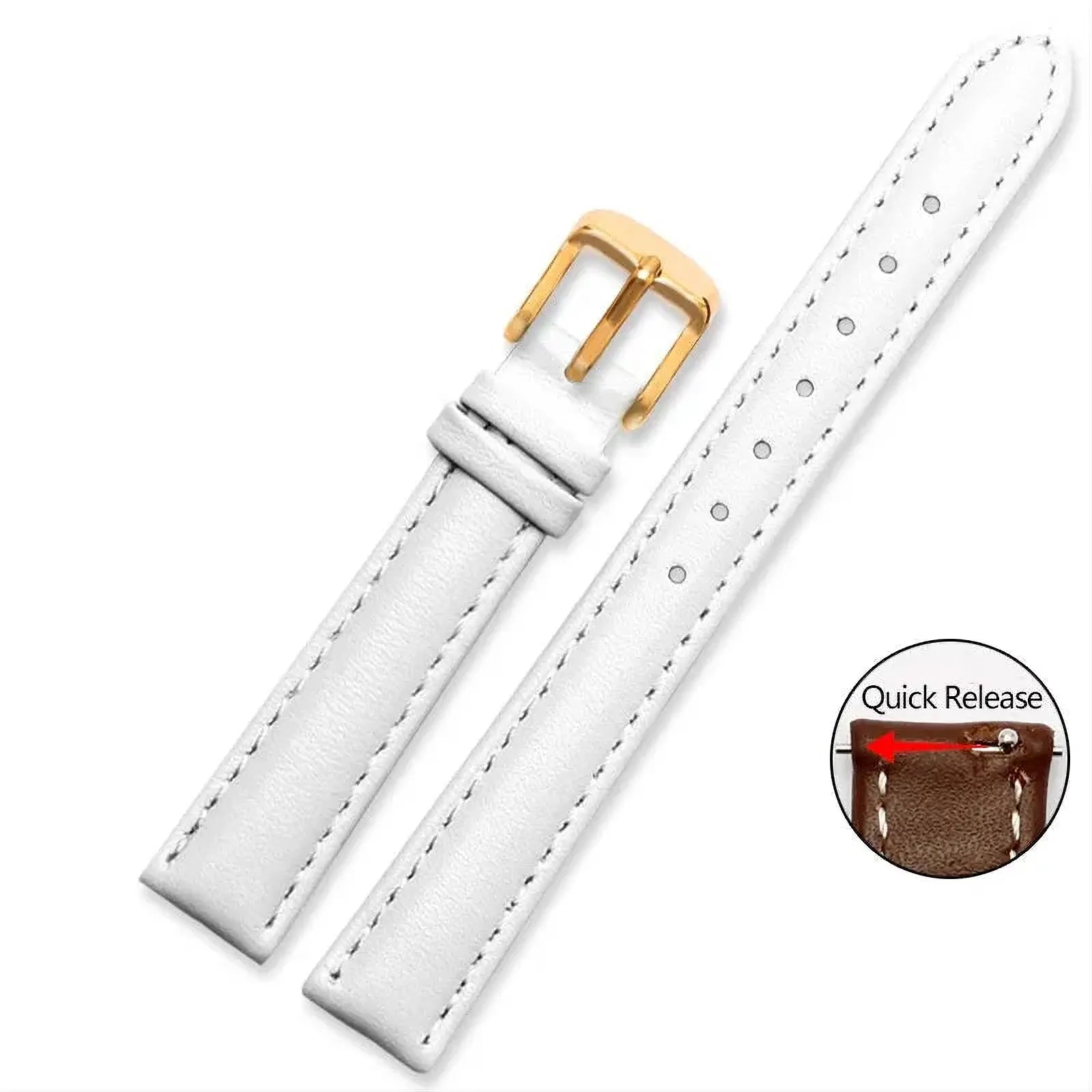Soft Cowhide Leather Watch Strap – Quick Release-VivaStraps-Viva Timepiece