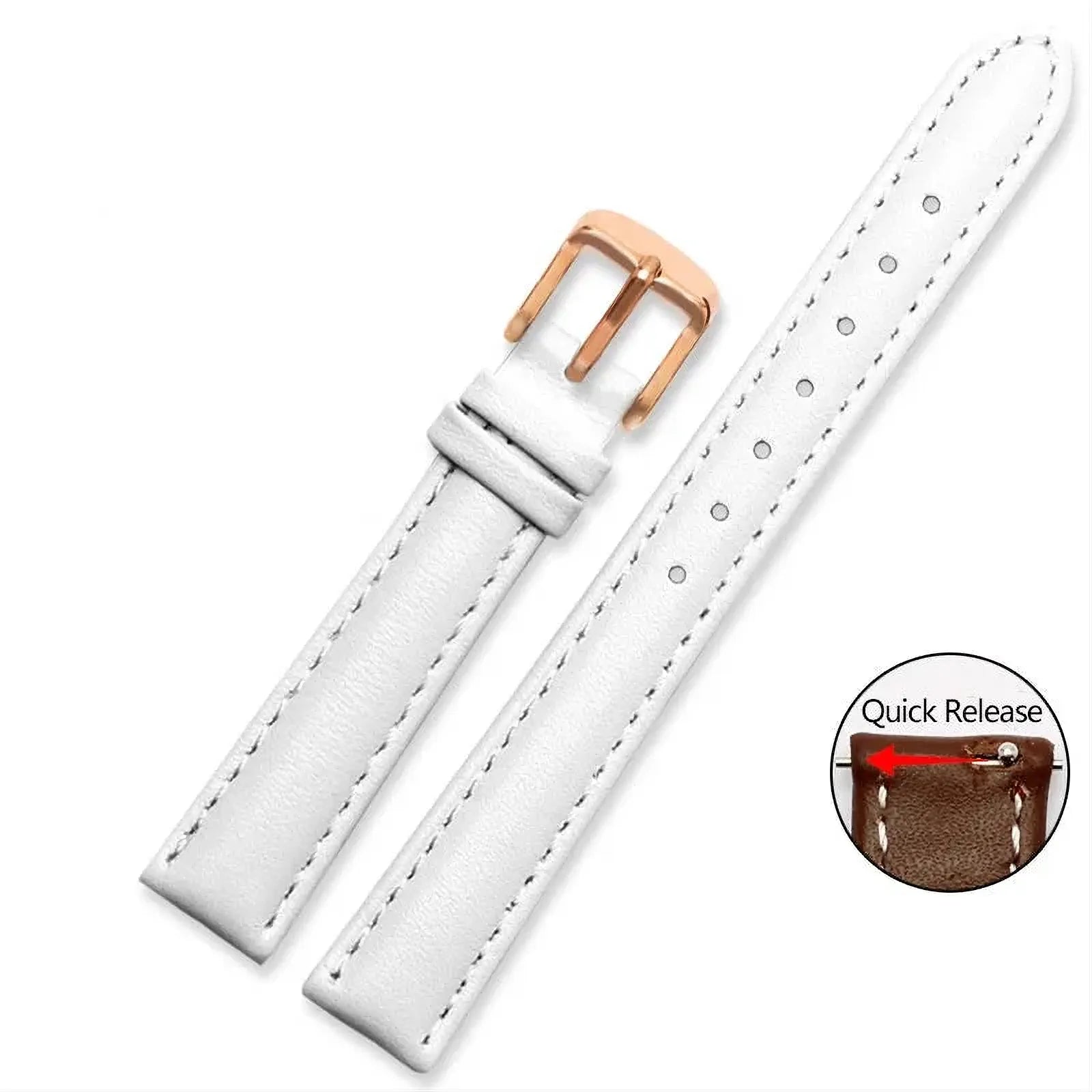 Soft Cowhide Leather Watch Strap – Quick Release-VivaStraps-Viva Timepiece