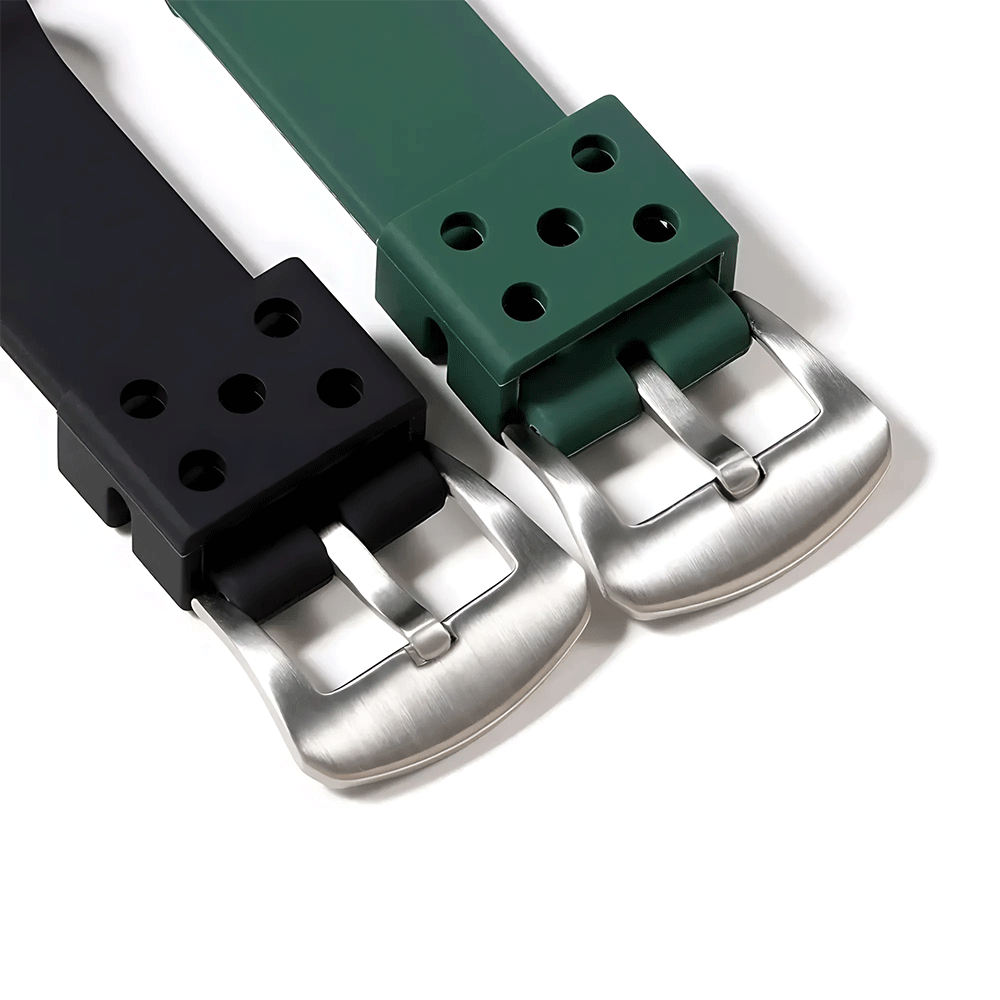 Soft Silicone Sport Watch Strap Compatible with Seiko SKX007 SKX009-VivaStraps-Viva Timepiece