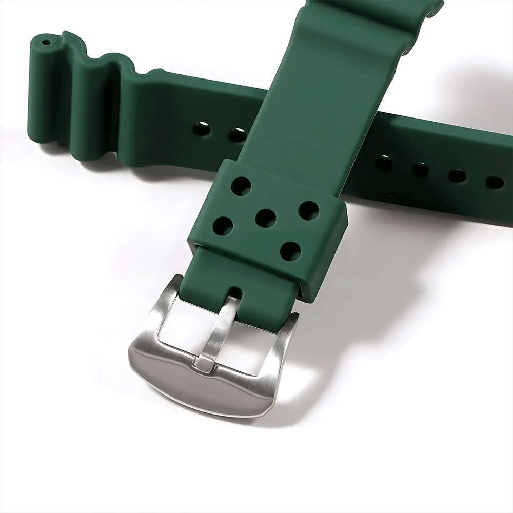 Soft Silicone Sport Watch Strap Compatible with Seiko SKX007 SKX009-VivaStraps-Viva Timepiece