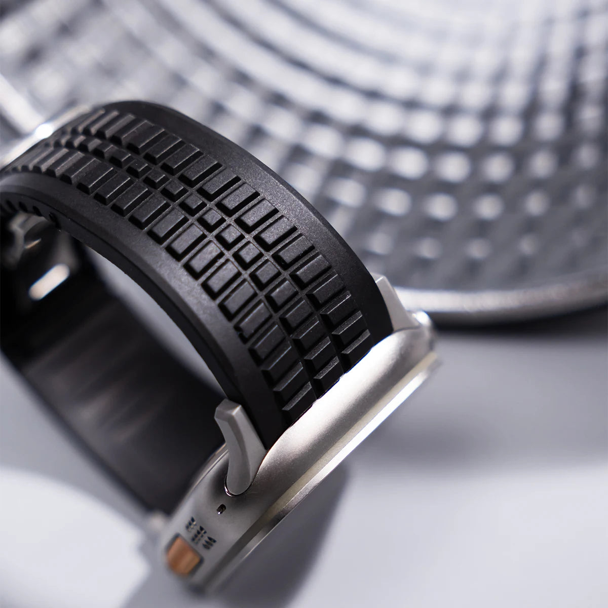 Sports Silicone Band Compatible with Apple Watch – Folding Clasp-Tivra-Viva Timepiece