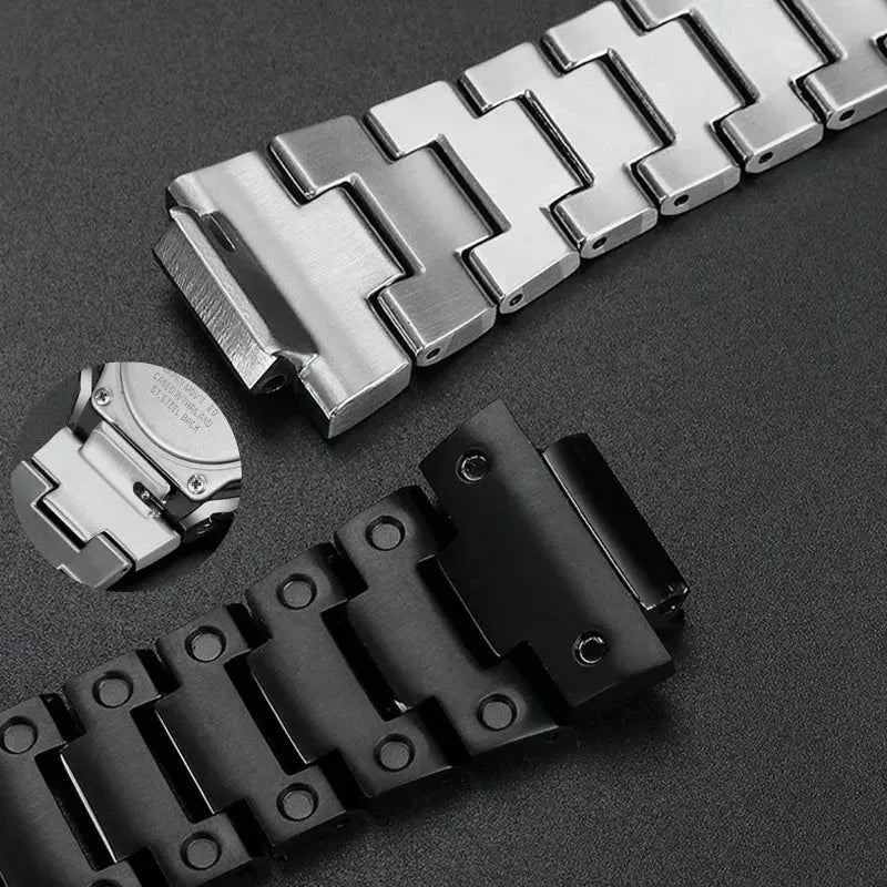 Stainless Steel Watch Band Compatible with GA-2100 / GA-2110 Series-ChronoCraft-Viva Timepiece