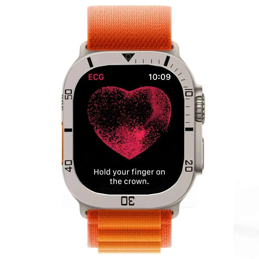 Tempered Glass Protective Bezel Frame for Apple Watch Ultra – 49mm Metal Cover-Tivra-Viva Timepiece