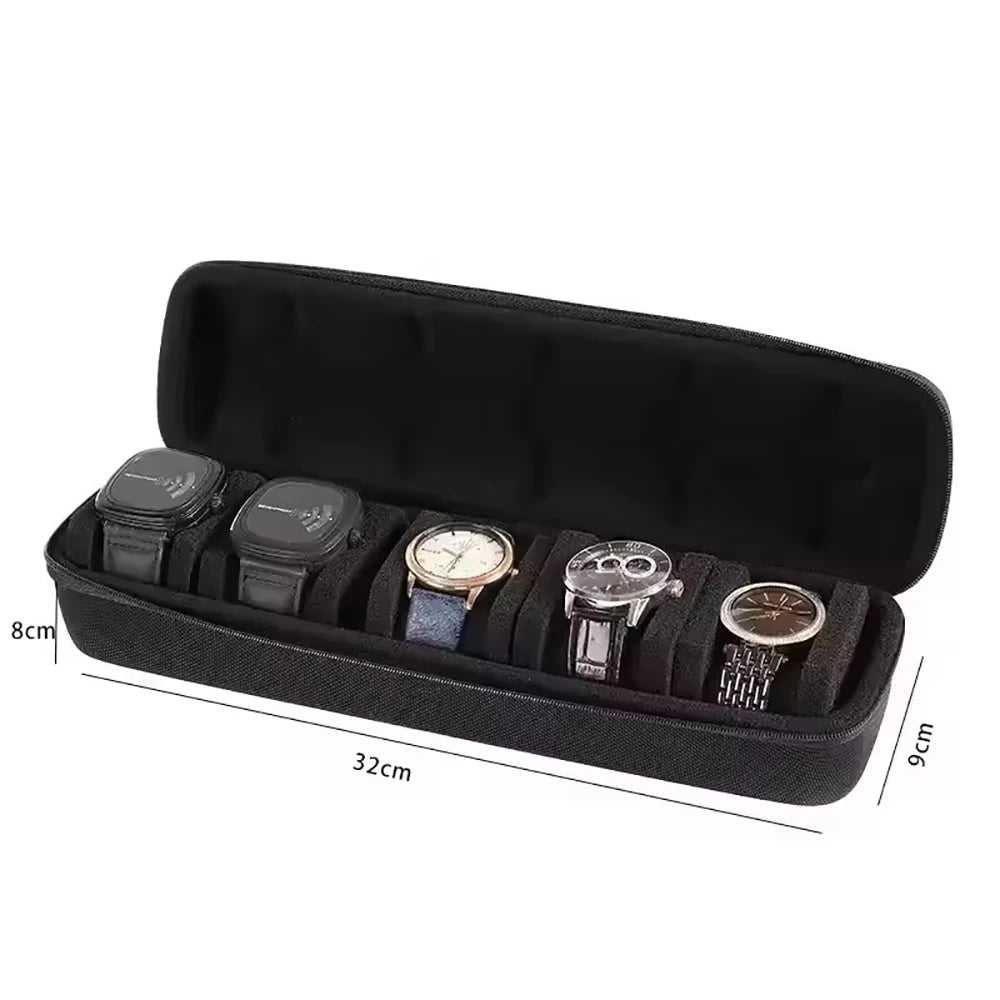 Waterproof EVA Watch Travel Case – Zipper Storage Organizer-VivaPort-Viva Timepiece