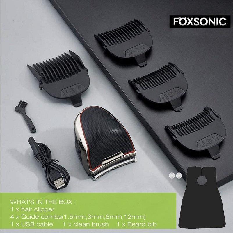 Foxsonic Pro Self-Haircut Beard Hair Clippers Viva Timepiece