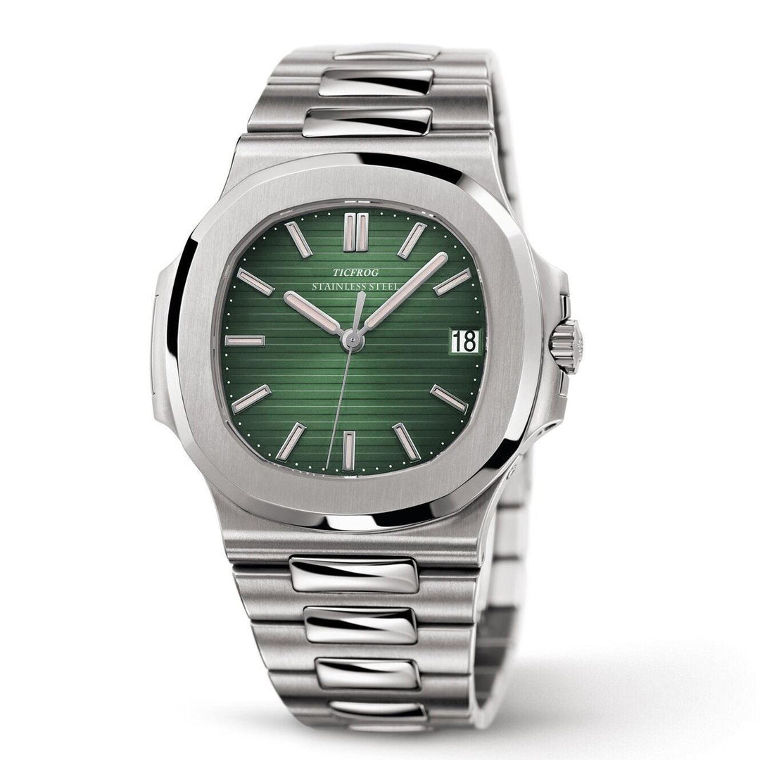 Lgxige Nautilus Quartz (Steel) Homage Watches Viva Timepiece