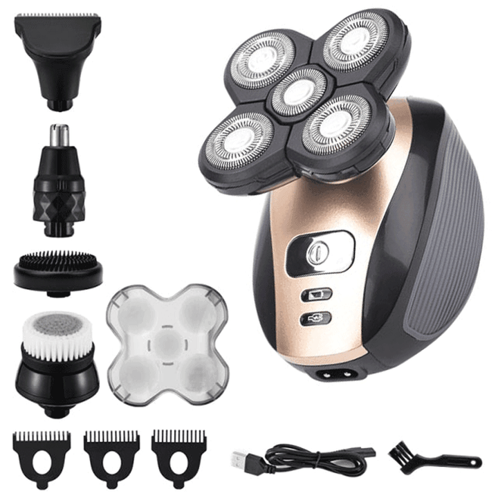 Phailincos 4D 5 In 1 360° Electric Shaver Viva Timepiece