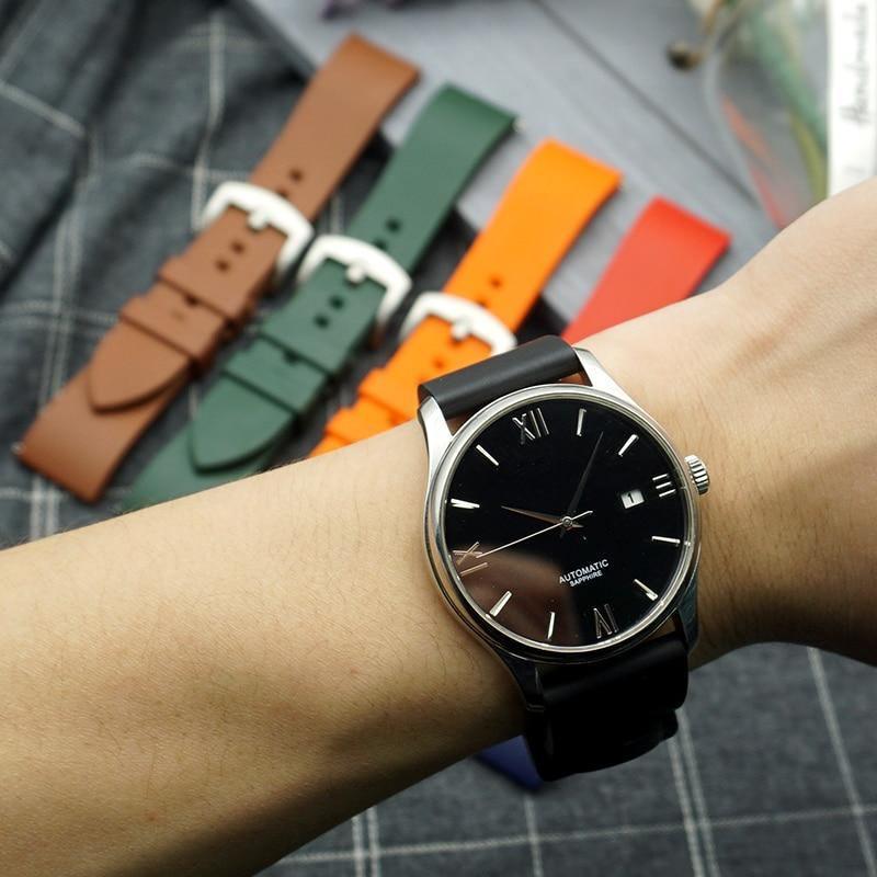 Premium-Grade Fluorine Rubber Watch Bands Viva Timepiece