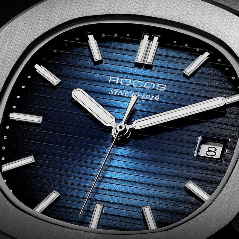 ROCOS Men's Nautilus Automatic Homage Watches Viva Timepiece
