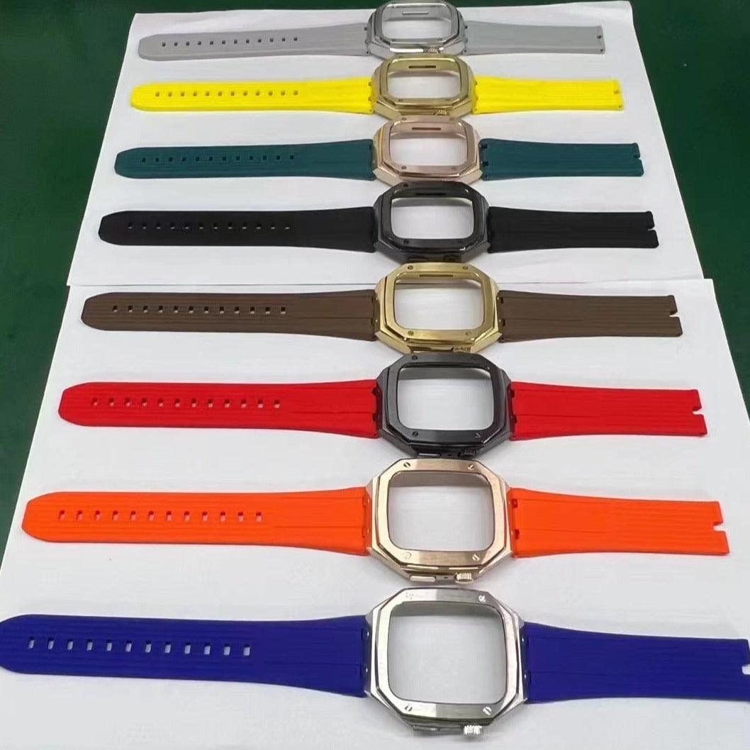 Replacement Silicone Strap For Matt Polished Apple Watch Case - Watch Accessories - Viva Timepiece - Viva Timepiece