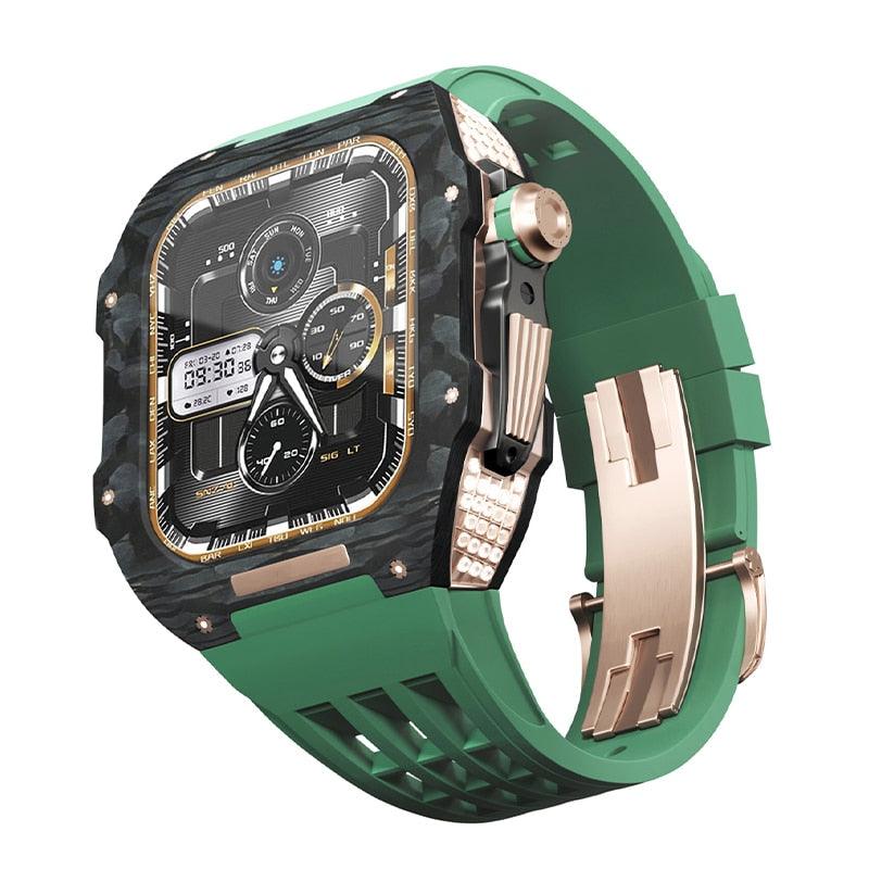 UC4559B Carbon Fiber Titanium Alloy Case for Apple Watch -  - Viva Timepiece - Viva Timepiece