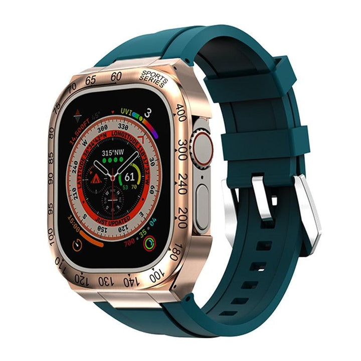 UA0049S Steel Luxury Cases For Apple Watch Ultra - Watch Accessories - Viva Timepiece - Viva Timepiece