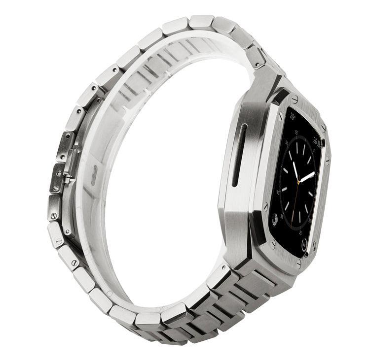 The Rowan Full Metal Rugged Apple Watch Case Viva Timepiece