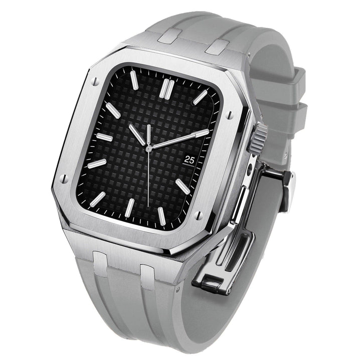Matt Polished Apple Watch Metal Case Mod Kit - Watches Accessories - Apple Watch Case - Viva Timepiece