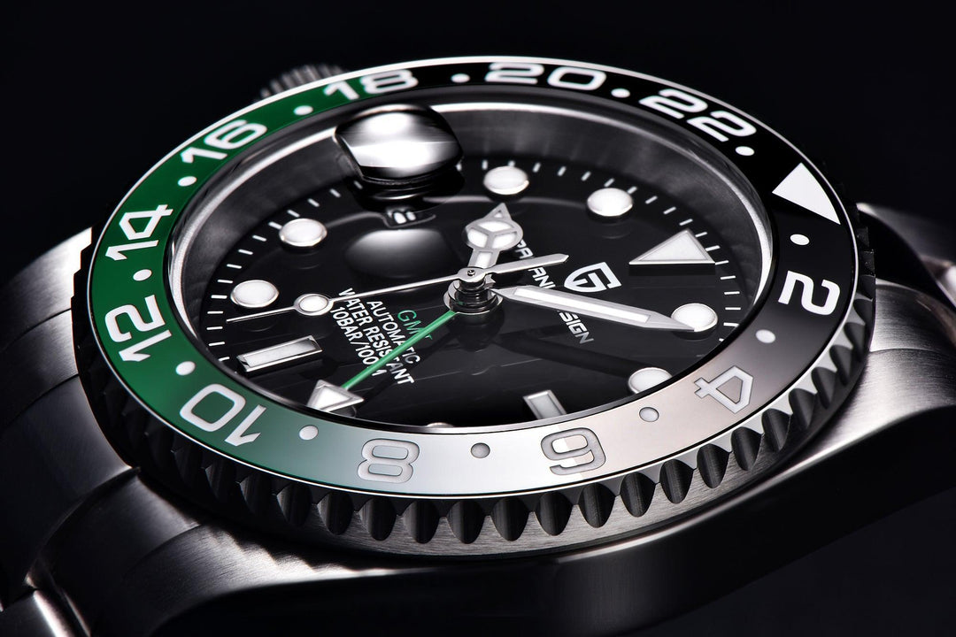 Pagani Design 2022 GMT Master II Sprite Left Handed - Watches - 40mm, gmt, Homage, men - Viva Timepiece