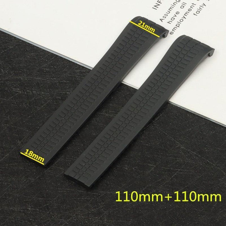 Replacement Watch Rubber Strap for Linbert Aquanaut Watch - Watches Accessories - Watch Bands - Viva Timepiece