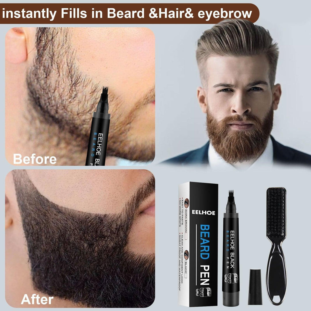 Waterproof Beard Filling Pen Kit for Men - Shaving and Grooming - Beard Growth Kit - Viva Timepiece